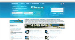 Desktop Screenshot of pcburza.eu